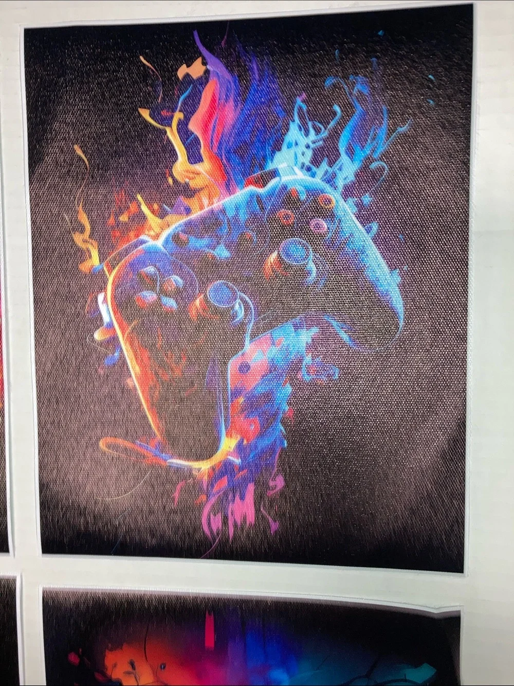 Colorful Video Game Controller Wall Art Prints- Set of 4